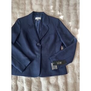NWT Le Suit Classic‎ Navy Blazer